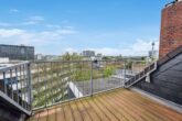 Stilvolle Maisonettewohnung mit Dachterrasse und Weitblick in begehrter Lage von Düsseldorf - Dachterasse