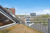 Stilvolle Maisonettewohnung mit Dachterrasse und Weitblick in begehrter Lage von Düsseldorf - Dachterasse